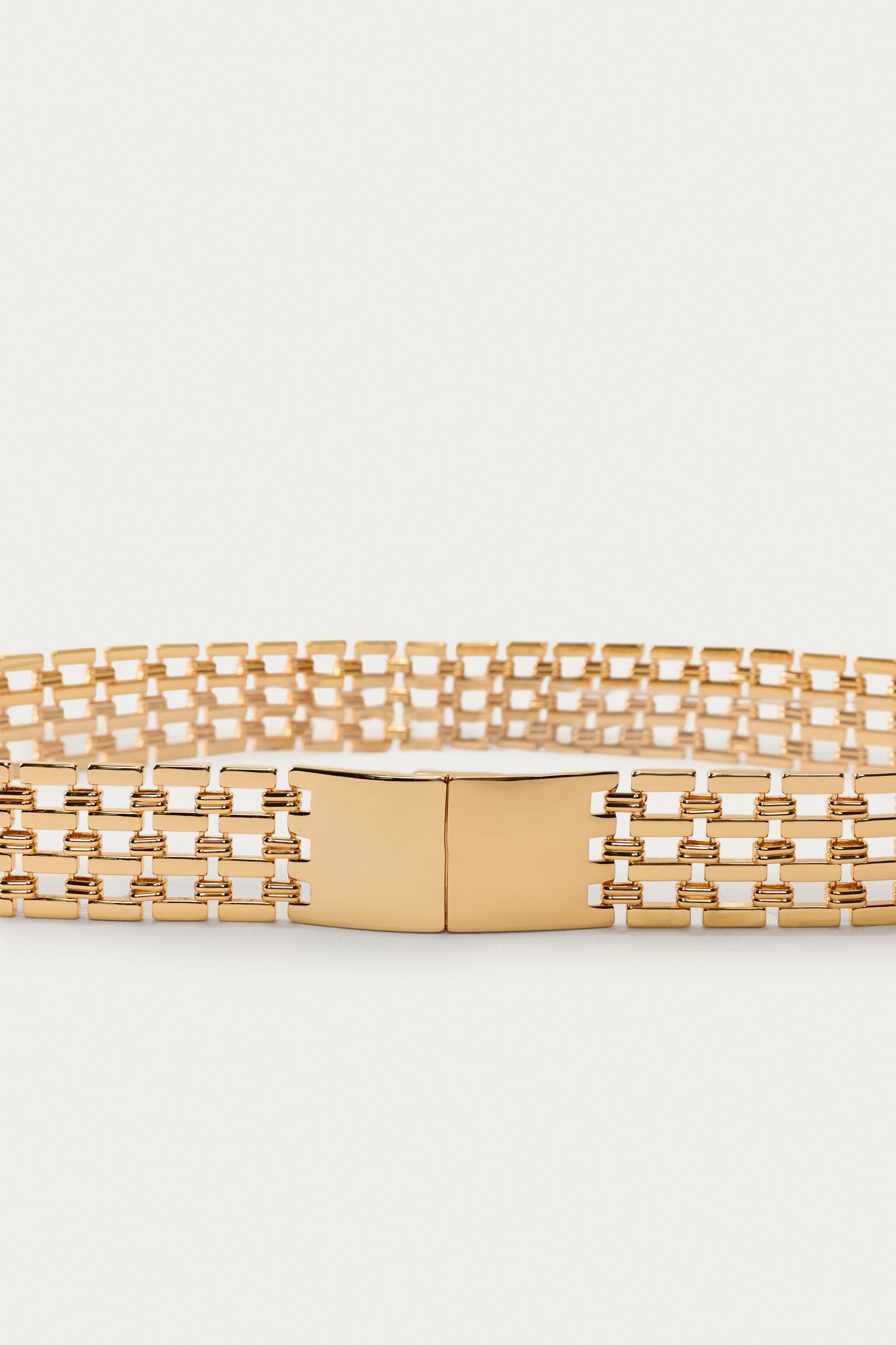 MARISA BERENSON X ZARA METAL CHAIN BELT